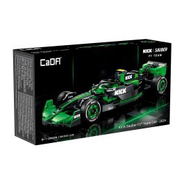 DEQUBE C55032W - Coche Kick Sauber F1 Team C44 de Zhou Guanyu 1:24 - Maqueta de 314 Piezas Licencia CADA