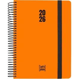 Agenda Anual (2026) Grafoplas Neon Espiral Tapa Extradura Con Goma A5 210X150 D/P Naranja Precio: 12.50000059. SKU: B1KLW6HYA8