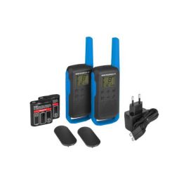 Motorola T62 Walkie Talkie Rojo, Pack de 2, Alcance 8 km, 18h Autonomía, LCD, PMR446, 59T62REDPACK