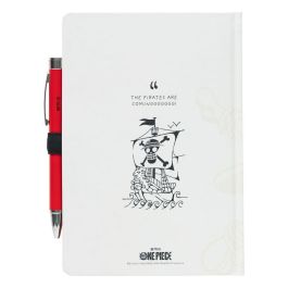 ERIK Cuaderno A5 Premium 96 Hojas Tapa Dura One Piece Netflix + Bolígrafo Proyector Incluye Pilas