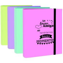 Mariola Carpeta Anillas Mixtas 4x40 Cartón Forrado Plastificado C-Frases Folio Surtidos Pastel Precio: 3.58999982. SKU: B163EF97JX