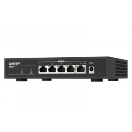 QNAP QSW-1105-5T switch No administrado Gigabit Ethernet (10/100/1000) Negro QNAP QSW-1105-5T switch No administrado Gigabit Ethernet (10/100/1000) Negro