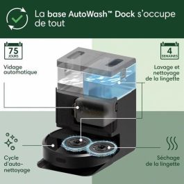 iRobot IRO1743805957864 Aspiradora robot Roomba Plus 405 Negra, Compatible IoT, Limpieza programable iRobot IRO1743805957864 Aspiradora robot Roomba Plus 405 Negra, Compatible IoT, Limpieza programable