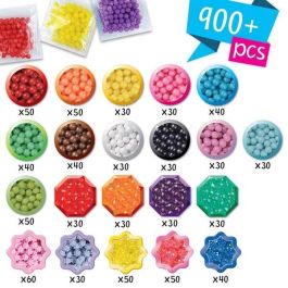 Maletín de principiantes aquabeads con más de 900 abalorios 30'50x22x6cm Maletín de principiantes aquabeads con más de 900 abalorios 30'50x22x6cm