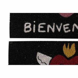 Felpudo Basicos DKD Home Decor Negro Rojo 40 x 1.5 x 60 cm (2 Unidades) Felpudo Basicos DKD Home Decor Negro Rojo 40 x 1.5 x 60 cm (2 Unidades)