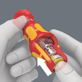 Wera 05006640001 Juego Destornilladores Kraftform Kompakt Turbo i 1 TIE, 16 piezas, con funda de transporte