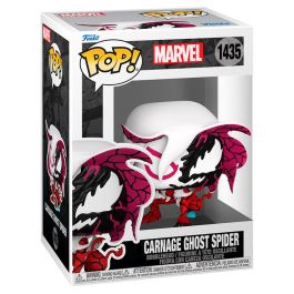FUNKO Figura POP Marvel Carnage Ghost Spider Vinilo 9cm