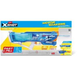 Zuru ZUR4894680035911 Pistola de agua motorizada X-SHOT Hydra Pulse, Llenado rápido, Batería recargable, Alcance 9 m, Depósito 650 ml