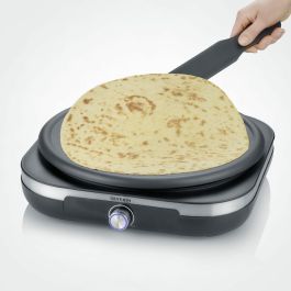 Severin CM 2199 Crepes Maker Plancha para Crepes con Diámetro de 38 cm Color Negro