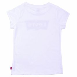 Camiseta de Manga Corta Infantil Levi's Batwing B Blanco