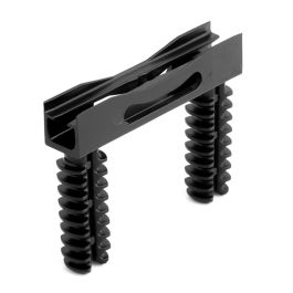 GHOSTA 1110.82 Soporte Oculto Pasante para Unión Invisible de Estantes, Plástico Negro - Muebles Modernos Minimalistas Precio: 0.49999983. SKU: B15EEA47NJ