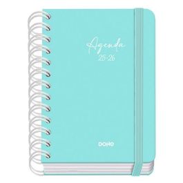 Agenda DOHE SERENITY WIRE´O Verde A6 120 x 170 mm 2025-2026 (20 Unidades)