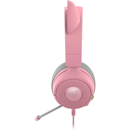 Razer RZ04-05350100-R3M1 Kraken Kitty V3 X Quartz Rosa - Auriculares Gaming con Orejas de Gato, Sonido Envolvente 7.1