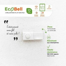 Timbre inalámbrico enchufable sin batería - EcoBell 100 Plug - SCS SENTINEL