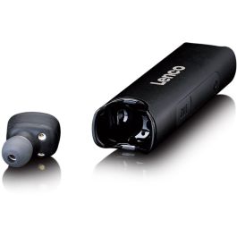 Lenco EPB-440 Auriculares In-Ear Inalámbricos Negros IP67 Resistentes al Agua con Bluetooth 4.2 y Control de Volumen