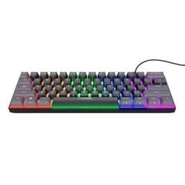 Trust Gaming Teclado Mecánico Gaming GXT 867 Acira 60% Compacto con Iluminación RGB para PC y Consolas
