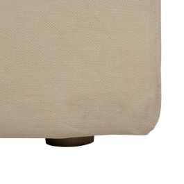 Sofá 2 Plazas Beige Tejido-Madera 180 X 100 X 83 cm