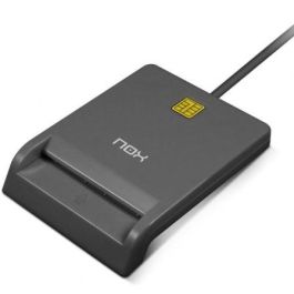 Nox NXLITECARDID Lector DNIe y Tarjetas Inteligentes USB 2.0. Ultracompacto para Gestiones Seguras Online, Compatible Windows, Mac, Linux.