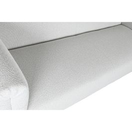 DKD Home Decor Sofá Scandi de Poliéster y MDF Gris Marrón 220 x 95 x 77 cm