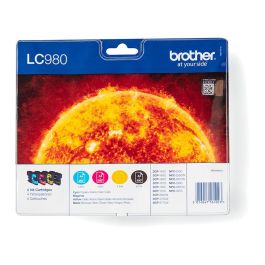 BROTHER Pack cartuchos Negro, Cian, Magenta y Amarillo DCP-145C/DCP-165C, Precio: 45.78999975. SKU: S8402107