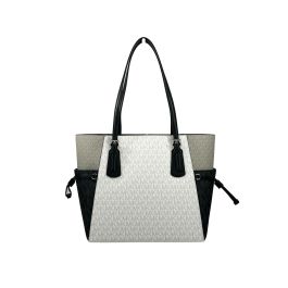 Bolso de Hombro Michael Kors VOYAGER Blanco 30 x 30 x 15 cm