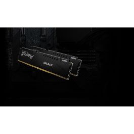 Kingston FURY Beast Memoria RAM Gaming 16GB (2x8GB) DDR5 5200 MT/s CL36 Kit Dual para PC con Intel XMP 3.0 y AMD EXPO