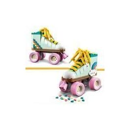 LEGO 31148 Creator Patines Retro 3en1, Set de Juguete Construible con Mini-Patineta y Boombox, Decoración Retro