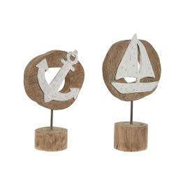Decoracion Mediterraneo DKD Home Decor Blanco Natural 10 x 38 x 19 cm (2 Unidades) Precio: 62.79000002. SKU: B12B6SJ7ZX