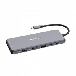 Verbatim USB-C Pro 13-Port Multiport Hub: Dual HDMI 8K, DP 8K, RJ45 1Gb/s, 3x USB-A 5Gb/s, 1x USB-A 10Gb/s, 2x USB-A 480Mb/s, 2x USB-C PD 100W