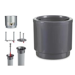 Maceta Plastico Con Reserva Agua 38Cm Plata Ibergarden (2 Unidades) Precio: 29.49999965. SKU: B19W7GXC4J
