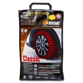 Cadenas de Nieve de Coche Classic Rojo Textil Talla 58