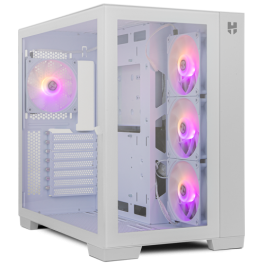 NOX Hummer Astra Midi Tower Blanco Caja PC Gaming Doble Cristal Templado, 4 Ventiladores ARGB, USB-C Precio: 138.89000004. SKU: S5615618