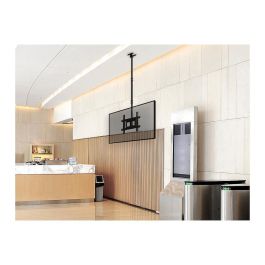 EQUIP Soporte TV Techo 650321 para Pantallas de 32"-70", 50kg, Negro, Inclinable