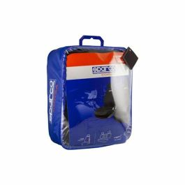 Abc SPC1042AZ Juego Completo Fundas Asiento Lazio Negras y Azules 11 Piezas Compatible Airbag Trasera Partida 1/3 2/3 Poliéster