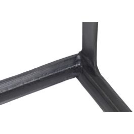 DKD Home Decor Alu antik 23 Consola Mármol Aluminio Plateado Blanco 108 x 79 x 30 cm Set de 2