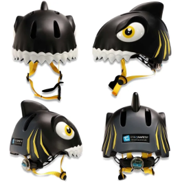 Crazy Safety Casco de bicicleta Tiburón CRA5744001769720 Talla S (49-55 cm)