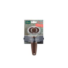 Hunter Cepillo Cardar Autolimpiable para Perros Talla S, Púas Acero Inoxidable. Elimina Pelo Muerto y Subpelo, Mango Ergonómico Marrón. Precio: 12.50000059. SKU: S6102524