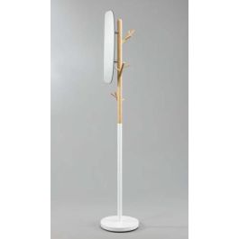 DKD Home Decor Perchero Blanco Natural Madera Metal 33x33x185 cm Precio: 88.58999996. SKU: B1AJ5S4R44