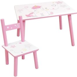 Fun House FUN3700057135270 Juego Mesa y Silla Unicornio Niños - Mesa: 41,5x61x42cm, Silla: 49,5x31x31,5cm Precio: 64.49999985. SKU: B1G9XTCEQP