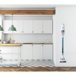 Domo DO233SV Aspirador Escoba 2 en 1 Inalámbrico 18.5V, Sistema Ciclónico, 0.6L, 20min Autonomía y Cepillo Giratorio Domo DO233SV Aspirador Escoba 2 en 1 Inalámbrico 18.5V, Sistema Ciclónico, 0.6L, 20min Autonomía y Cepillo Giratorio