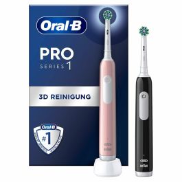 Oral-B ORA8001090915191 Pro Series 1 Pack de 2 Cepillos de Dientes Eléctricos Rosa y Negro con 2 Cabezales, Diseño Braun Precio: 89.49999982. SKU: B1AGV9J5ZK