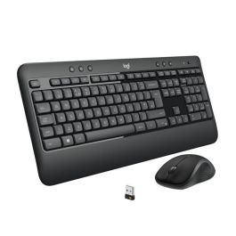 Logitech MK540 Advanced Combo Teclado y Ratón Inalámbrico Unifying, Diseño FR, Tamaño Completo, Resistente a Salpicaduras