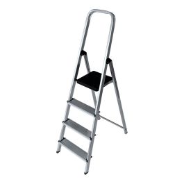 Escalera domestica de aluminio 4 peldaños Precio: 46.69000017. SKU: S7904810