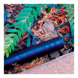 Blue Bird Tapón 16mm Polipropileno Negro Anti UV Pack 4 Conexiones Micro Riego
