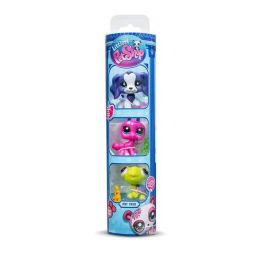 Pack de 3 figuras mascotas littlest pet shop 6,35x25,4x6,35 cm - modelos surtidos Pack de 3 figuras mascotas littlest pet shop 6,35x25,4x6,35 cm - modelos surtidos