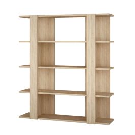 Librería Alexandra House Living Roble Madera MDP 110 x 122 x 29 cm 4 Estantes Precio: 158.50000056. SKU: B1CX66KS9K