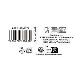 La Mediterranea Set 6 Vasos "Corella" 475 ml (6 Cajas)