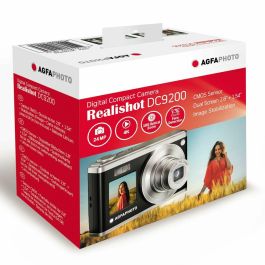 AgfaPhoto DC9200 Cámara Digital Compacta Multifunción Realishot 24MP 4K Video, Zoom Óptico 10x, Sensor CMOS, Negra