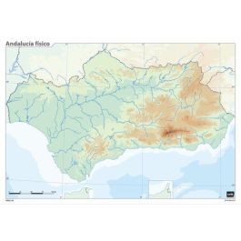 Mapa Mudo Erik Color Fisico Andalucia (Set de 50) Precio: 5.95000016. SKU: B19TCYSVEN