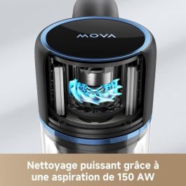 MOVA S4 Detect - Aspiradora vertical inalámbrica - 150 W - Duración máxima de la batería: 90 minutos - Cepillo multisuperficie OptiInsigh MOVA S4 Detect - Aspiradora vertical inalámbrica - 150 W - Duración máxima de la batería: 90 minutos - Cepillo multisuperficie OptiInsigh